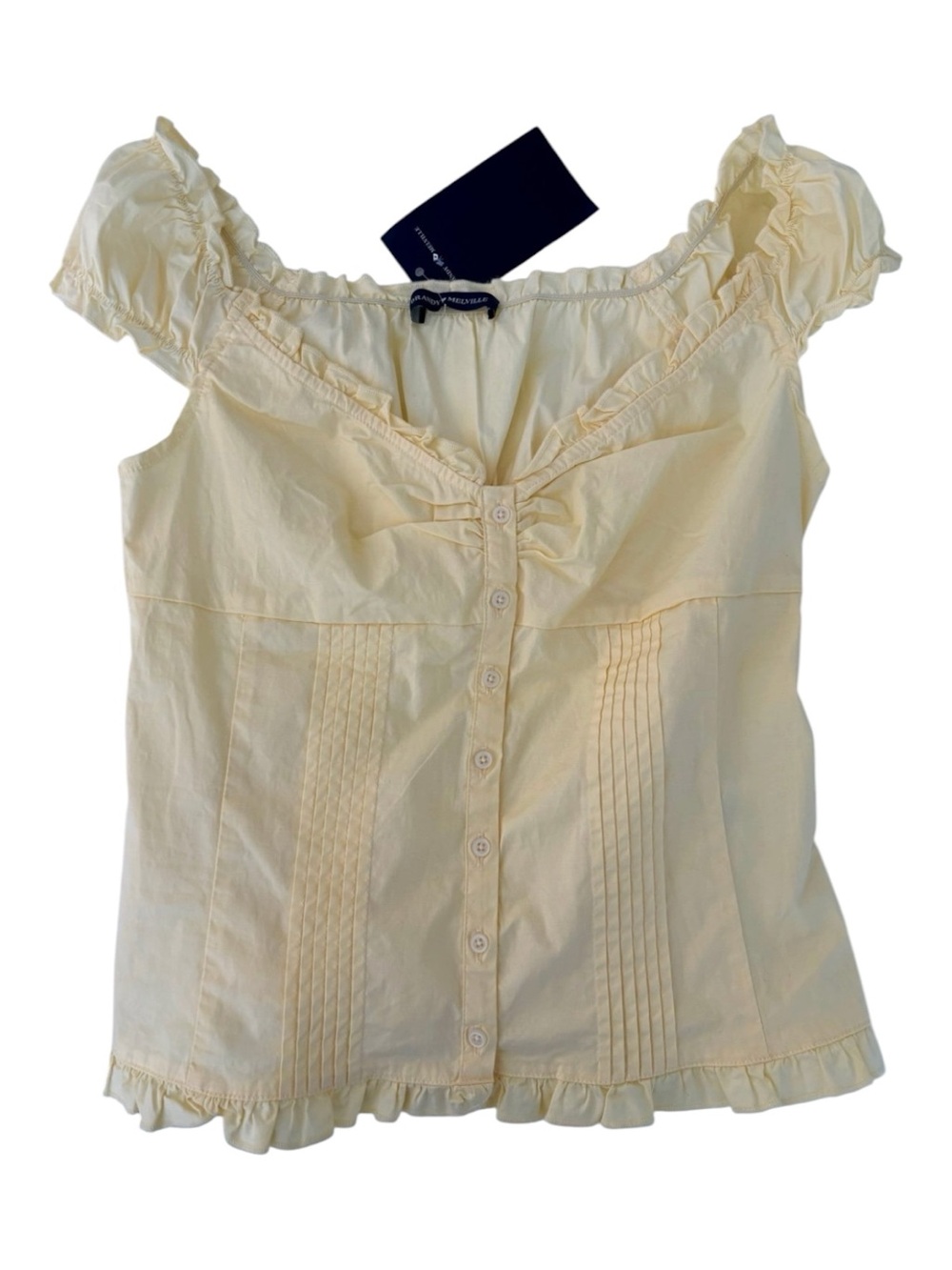 Brandy Melville Elena Top in Butter Yellow - Picture 9 of 12